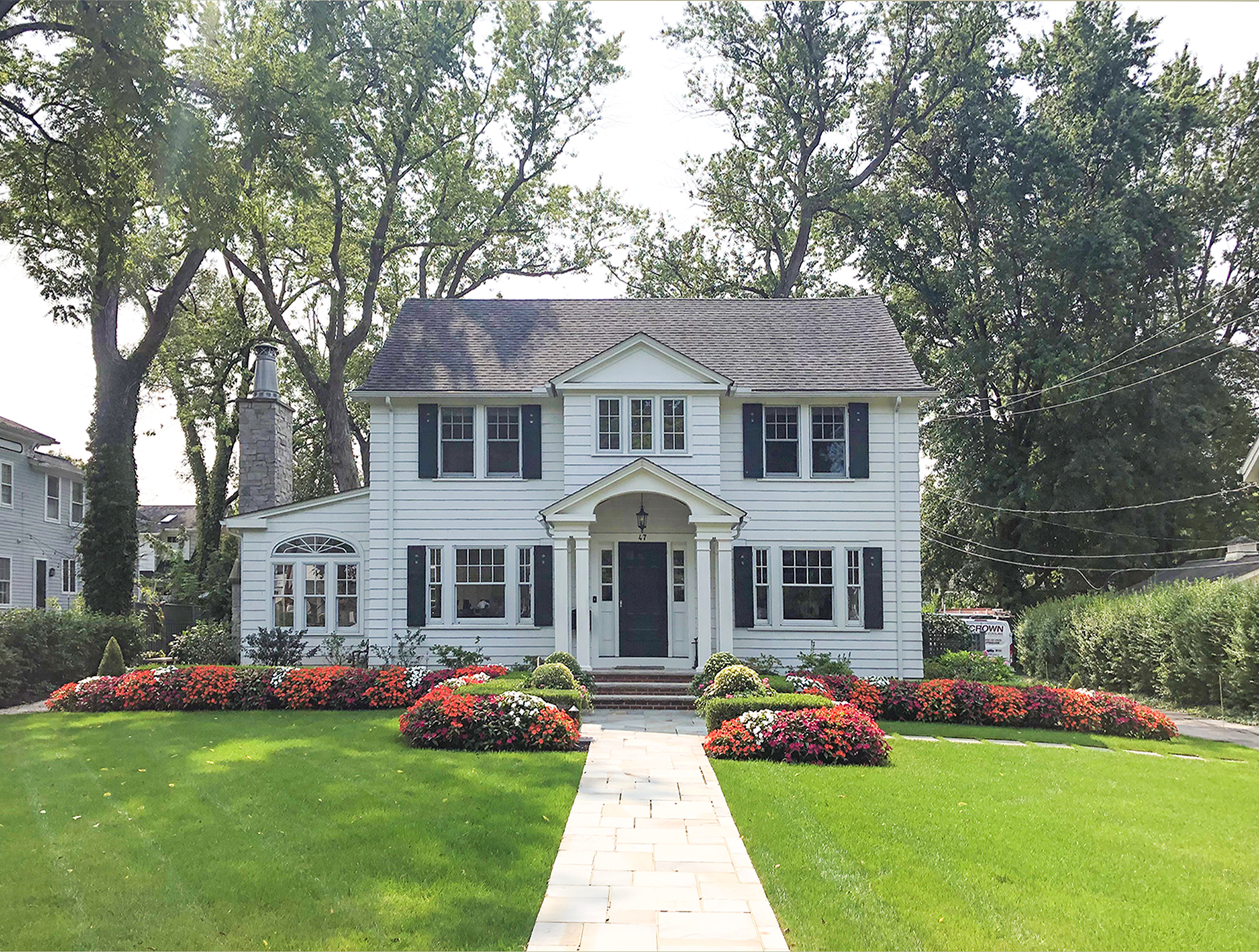 Center Hall Colonial Home Design Transformation | George Clemens  Architecture